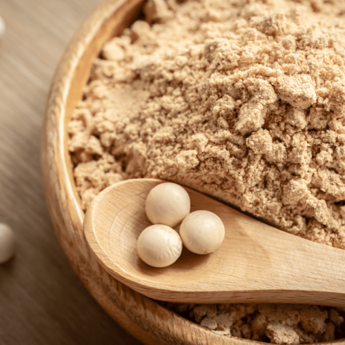 Farine de soja et soja