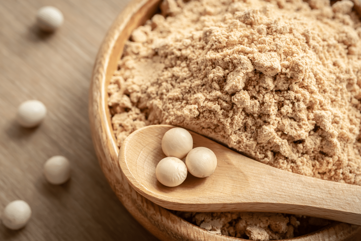 Farine de soja et soja