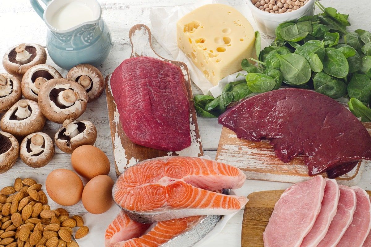 des aliments riches en vitamines