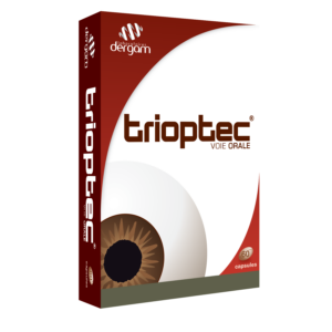 visuel packaging produit TRIOPTEC complément alimentaire 60 gélules