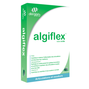 visuel packaging produit Agiflex, complément alimentaire pour les articulations et l'ossature 60 comprimés