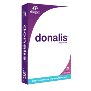 visuel packaging produit Donalis complément alimentaire pour le confort intime 60 capsules