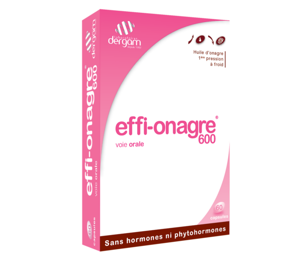 visuel packaging produit efficace-onagre rose 60 capsules complément alimentaire