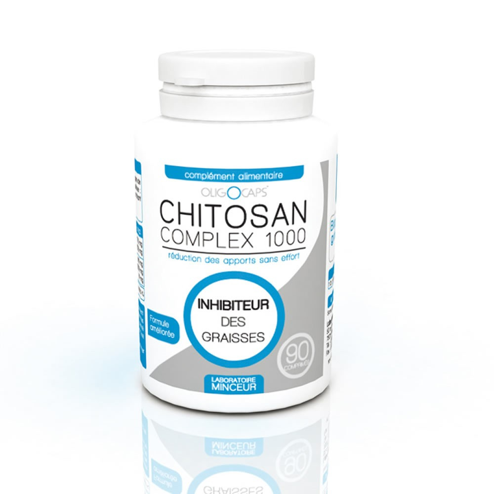 visuel packaging produit chitosan, complément alimentaire inhibiteur de graisses 90 gélules